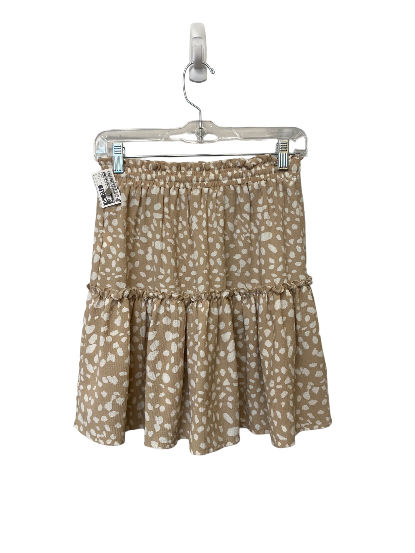 Brown Skirt Mini & Short Clothes Mentor, Size S