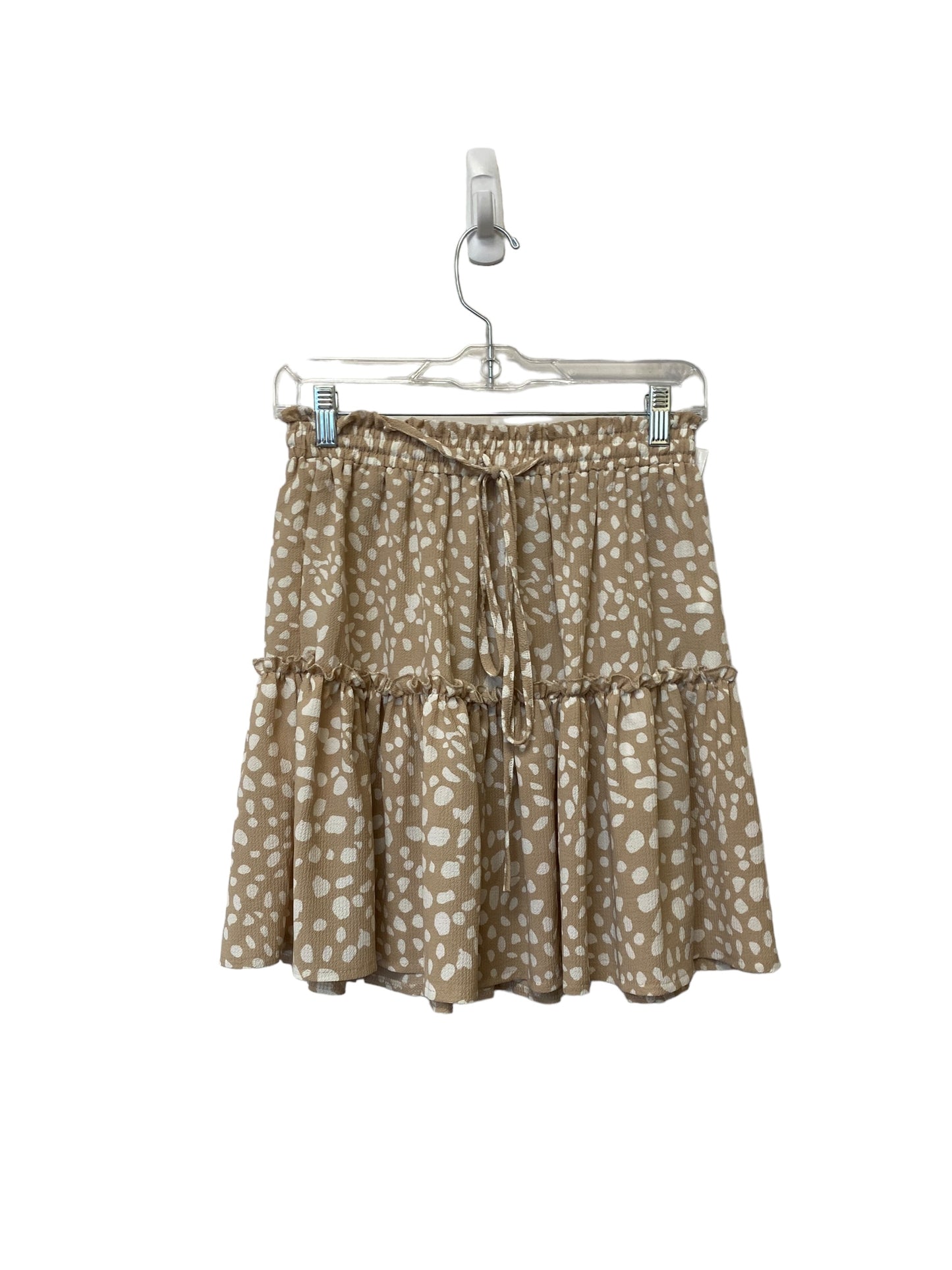 Brown Skirt Mini & Short Clothes Mentor, Size S