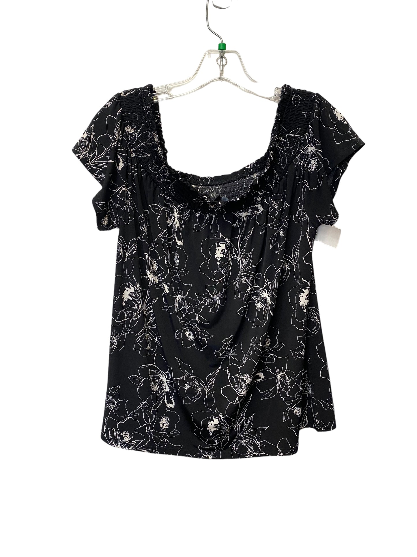 Black Top Short Sleeve White House Black Market, Size M