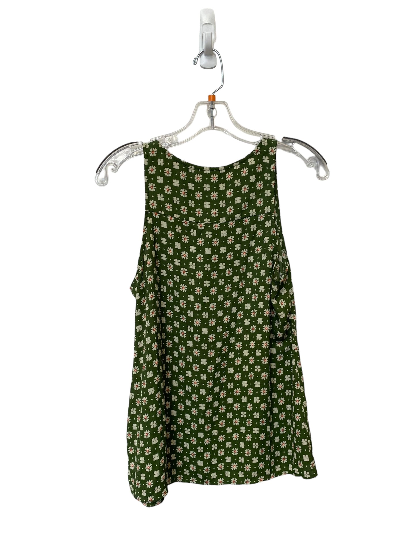 Green Top Sleeveless Cabi, Size S