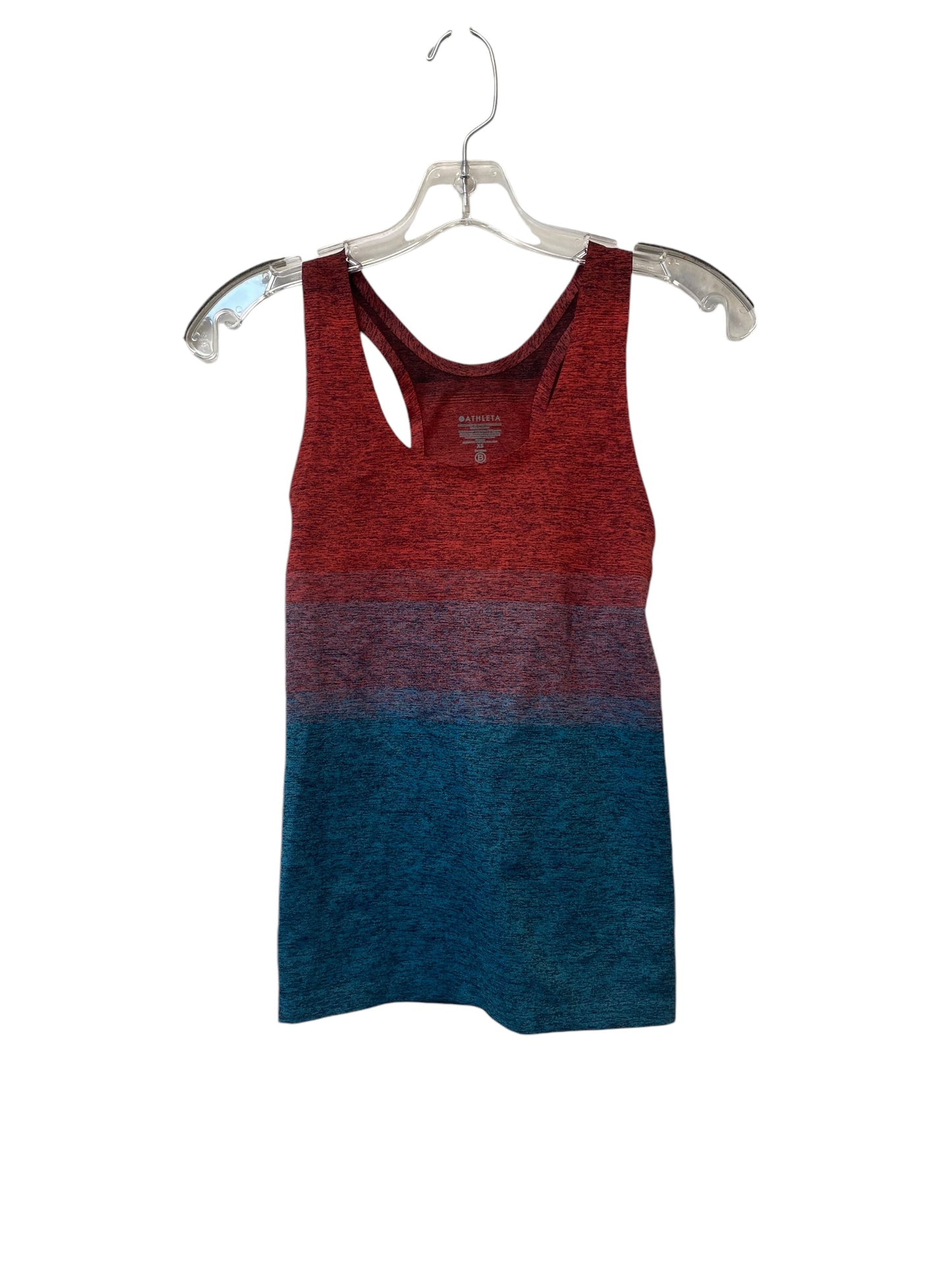 Athletic Tank Top By Athleta In Blue & Red, Size: Xs