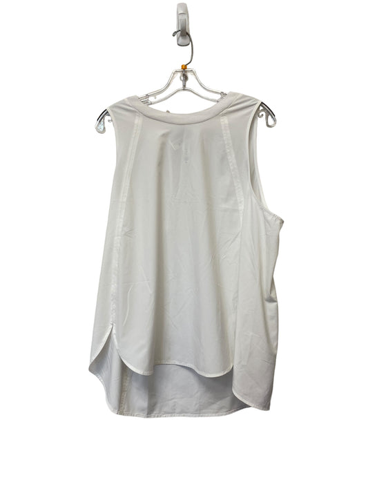 Athletic Tank Top By Athleta In White, Size: Xl