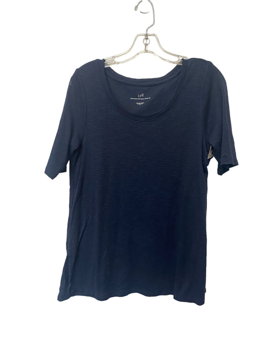 Top Short Sleeve Basic By J. Jill In Navy, Size: S