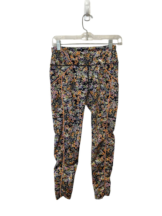 Athletic Leggings By Free People In Floral Print, Size: S