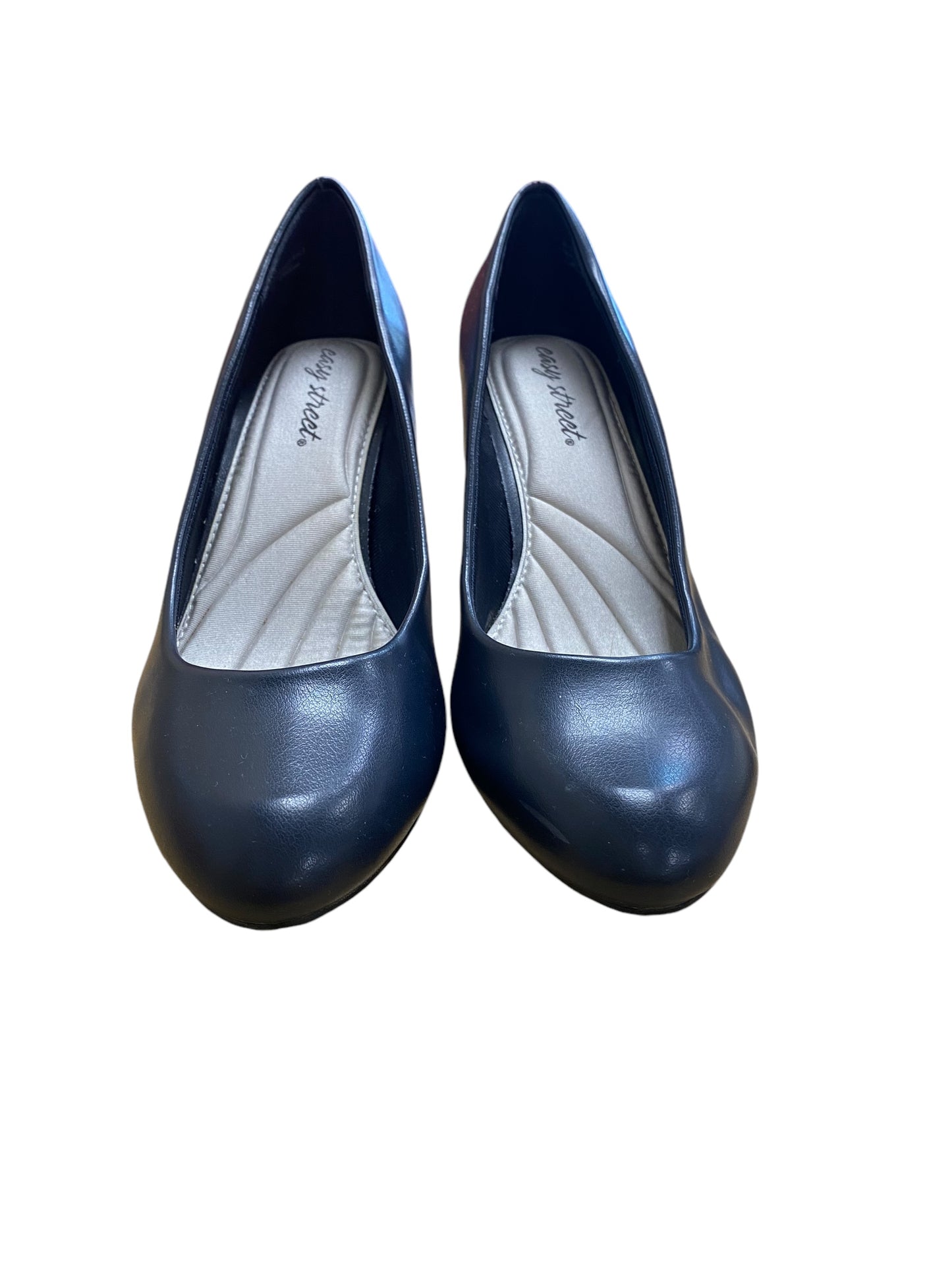 Shoes Heels Kitten By Easy Street In Navy, Size: 9