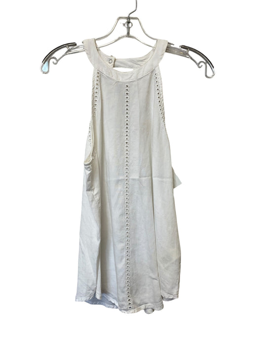 Top Sleeveless By Cloth & Stone In White, Size: Xs