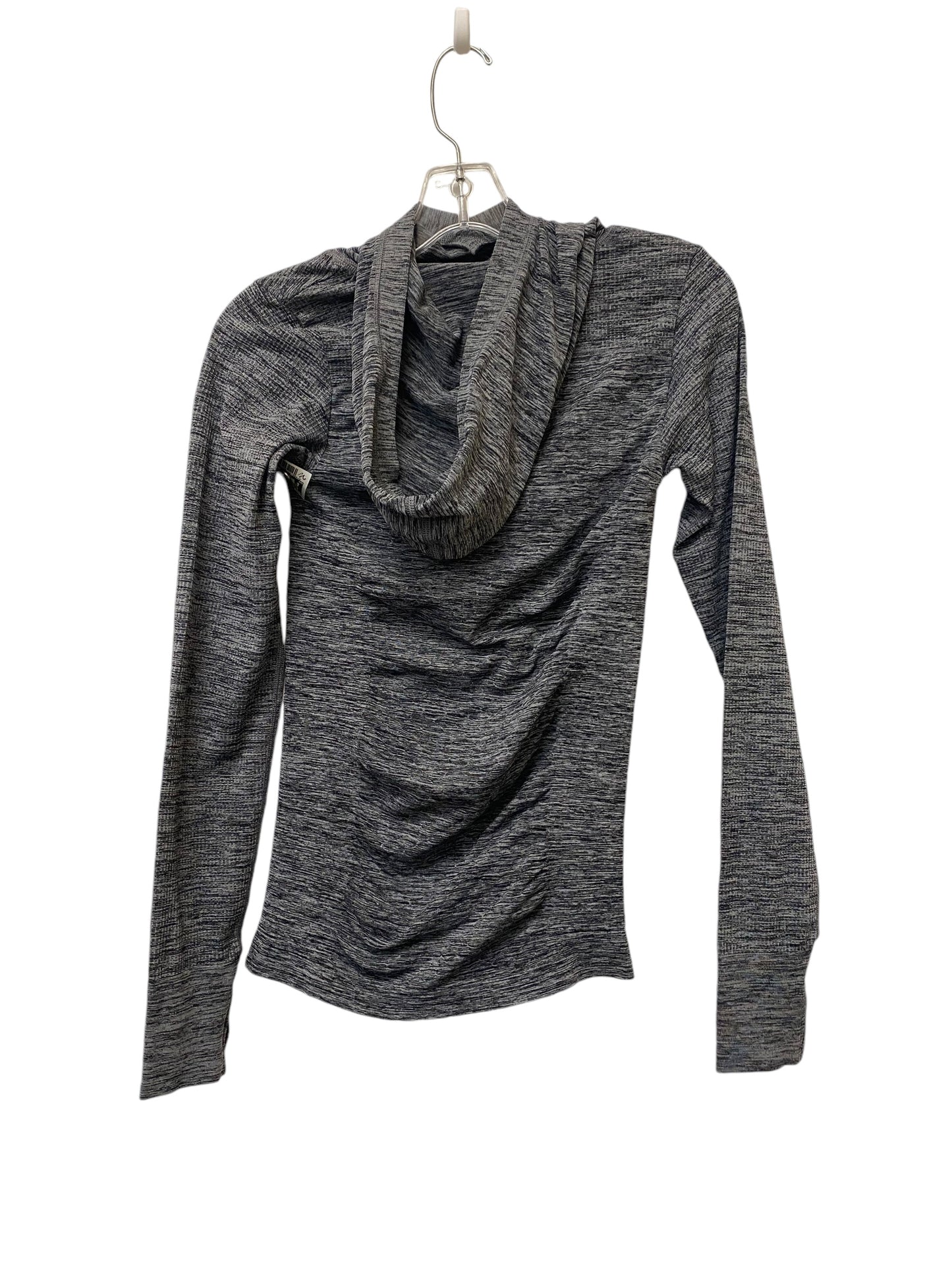 Athletic Top Long Sleeve Hoodie By Athleta In Grey, Size: S