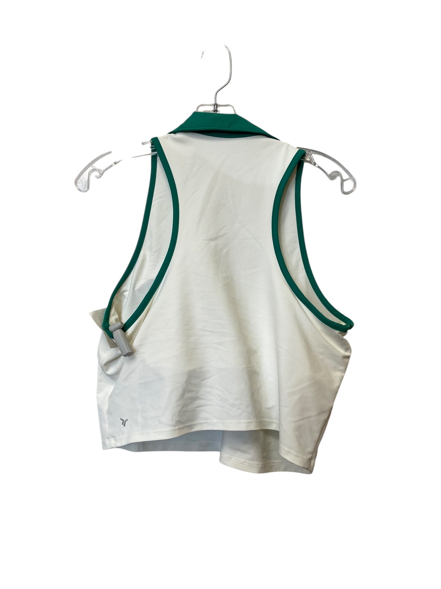 Athletic Tank Top By Old Navy In Green & White, Size: Xl