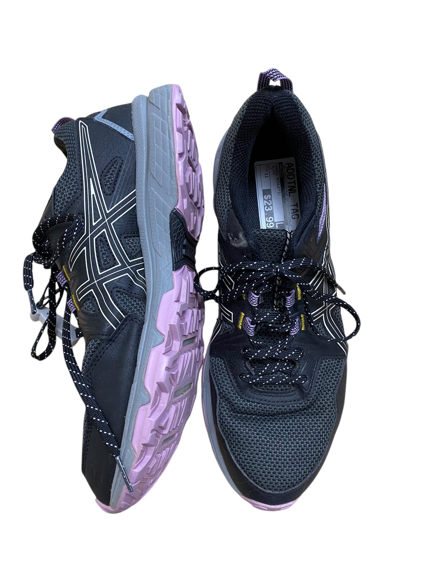 Shoes Athletic By Asics In Black, Size: 11