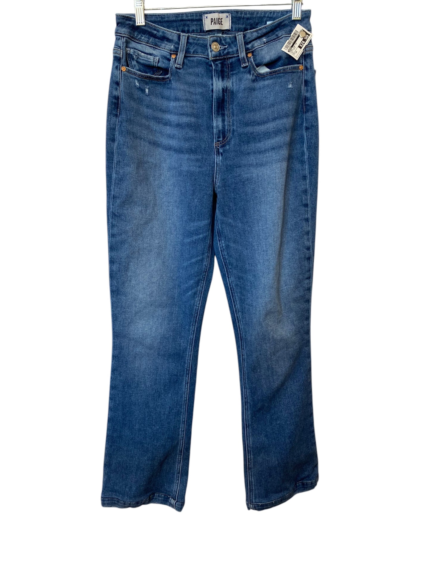 Jeans Wide Leg By Paige In Blue Denim, Size: 30