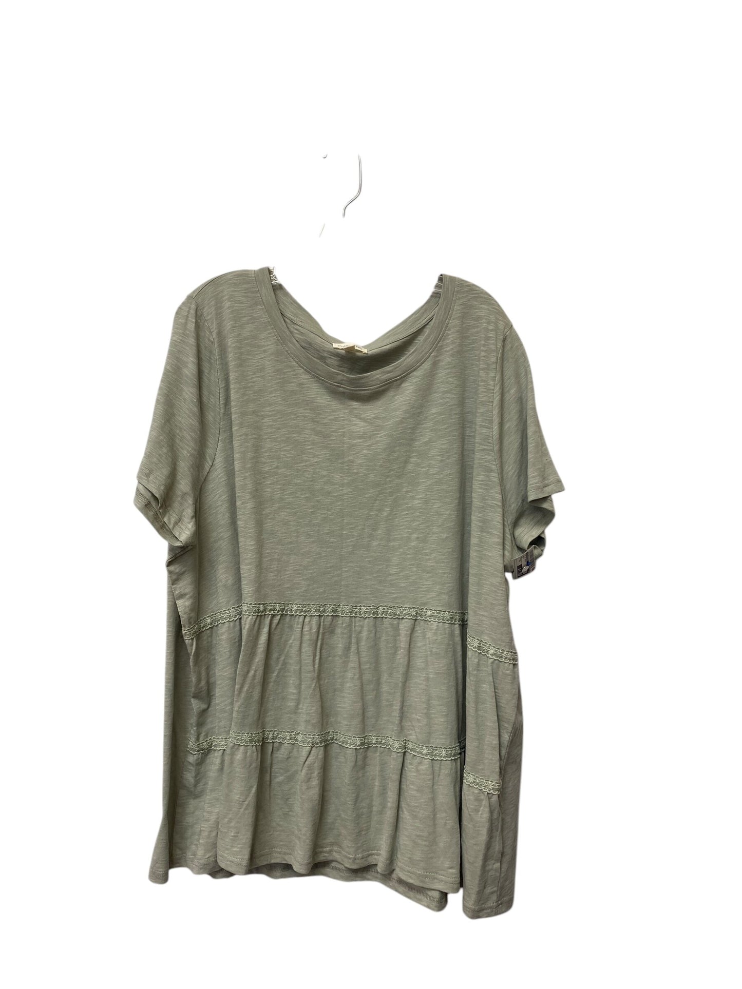 Top Short Sleeve Basic By Cotton Bleu  Size: 3x