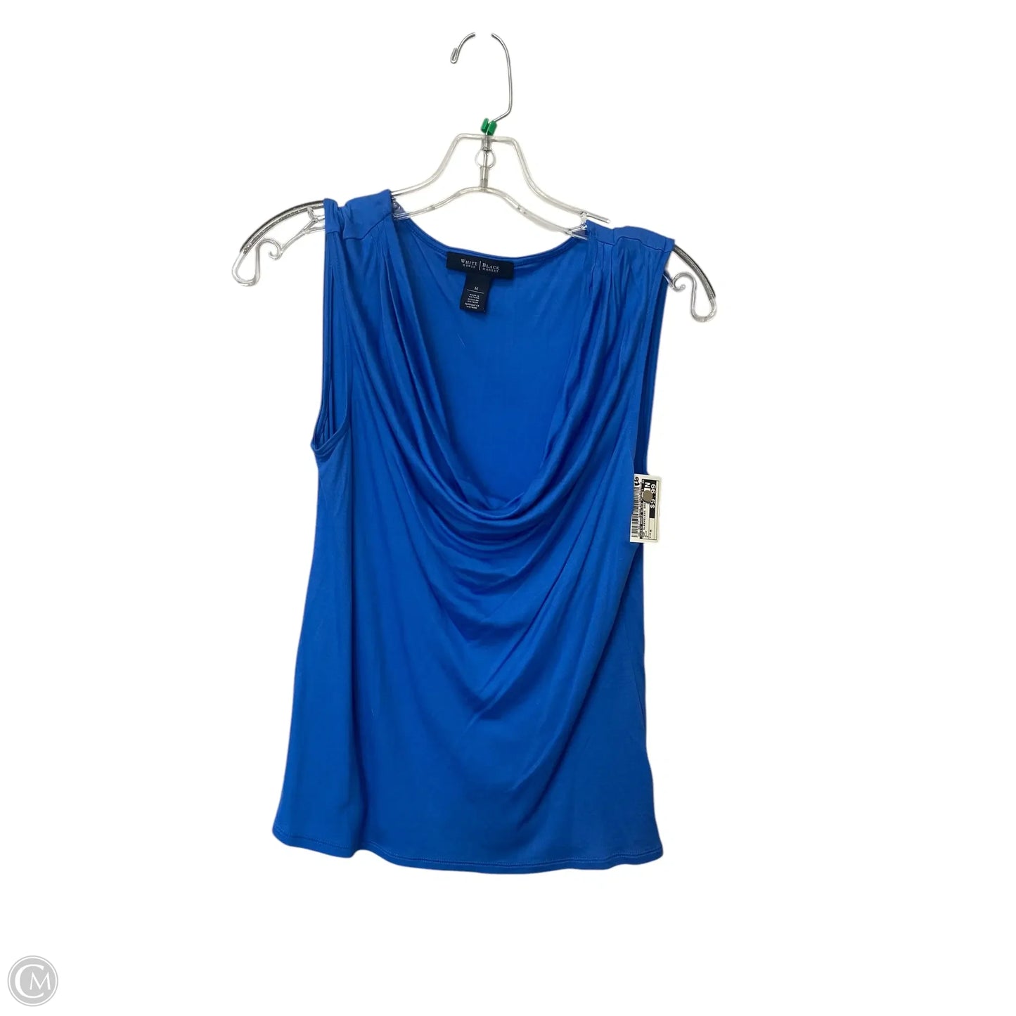 Top Sleeveless Basic By White House Black Market In Blue, Size: M