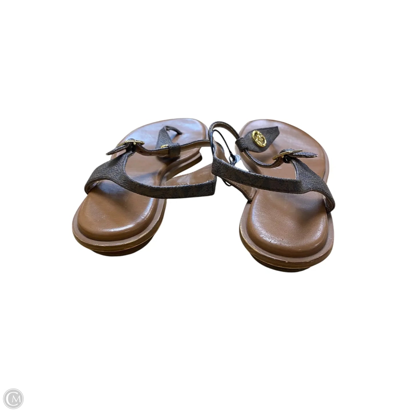 Sandals Flats By Michael By Michael Kors In Brown, Size: 6.5