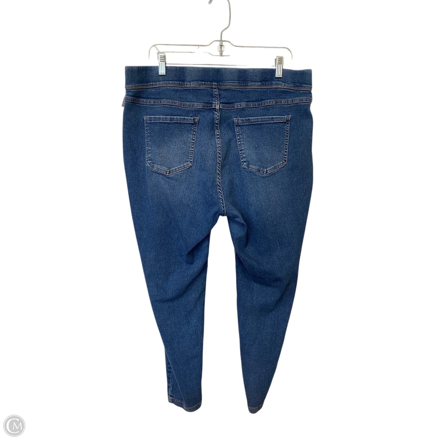 Jeans Skinny By Terra & Sky In Blue Denim, Size: 1x