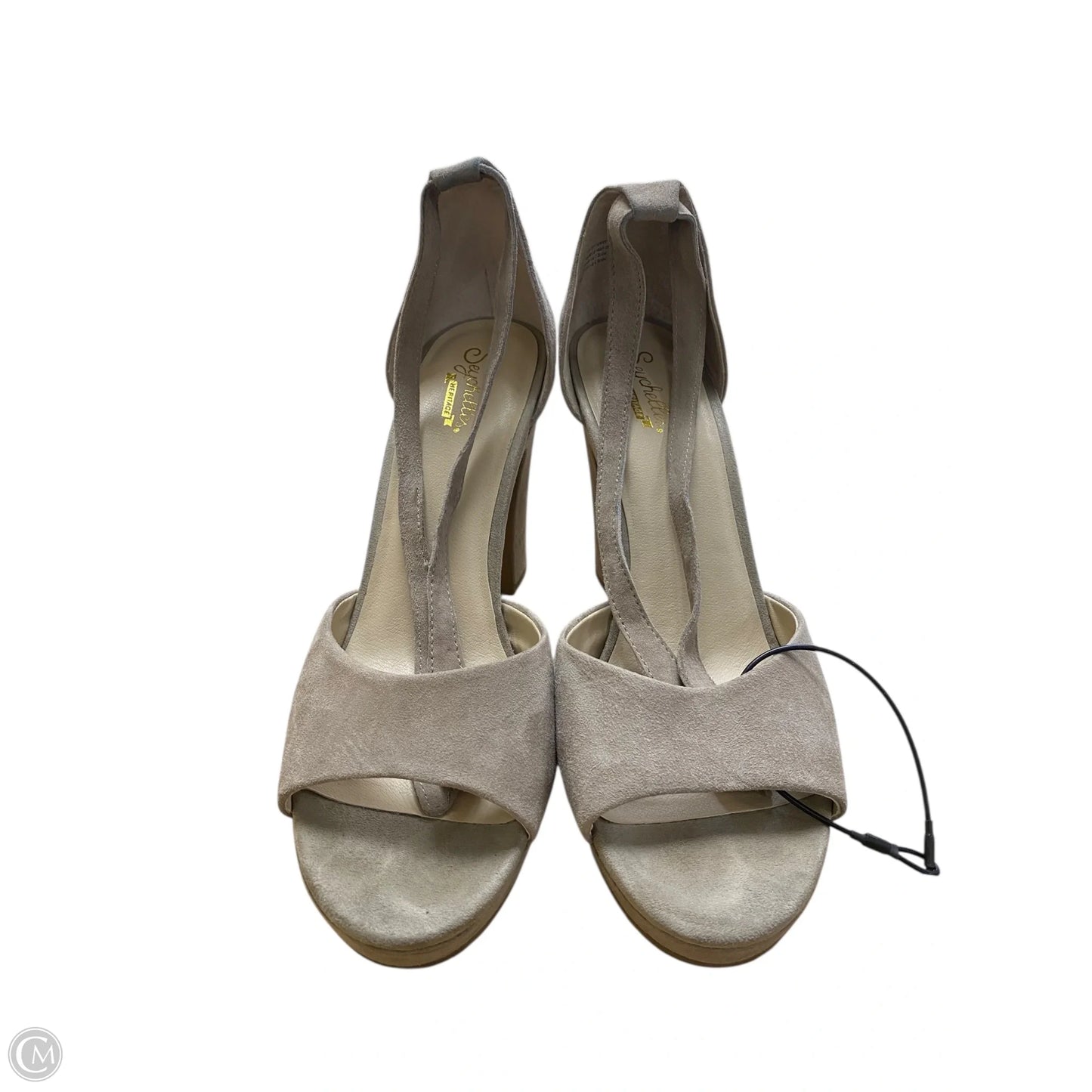 Shoes Heels Block By Clothes Mentor In Brown, Size: 9