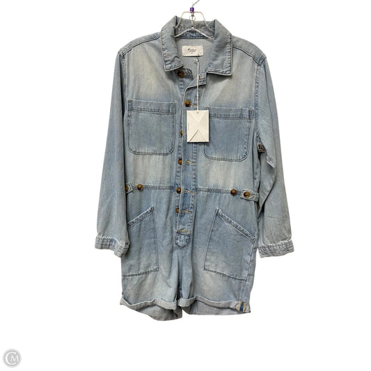 Romper By Kancan In Blue Denim, Size: M