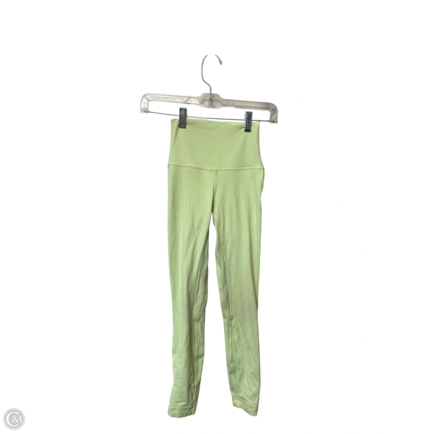 Athletic Leggings By Lululemon In Yellow, Size: 0