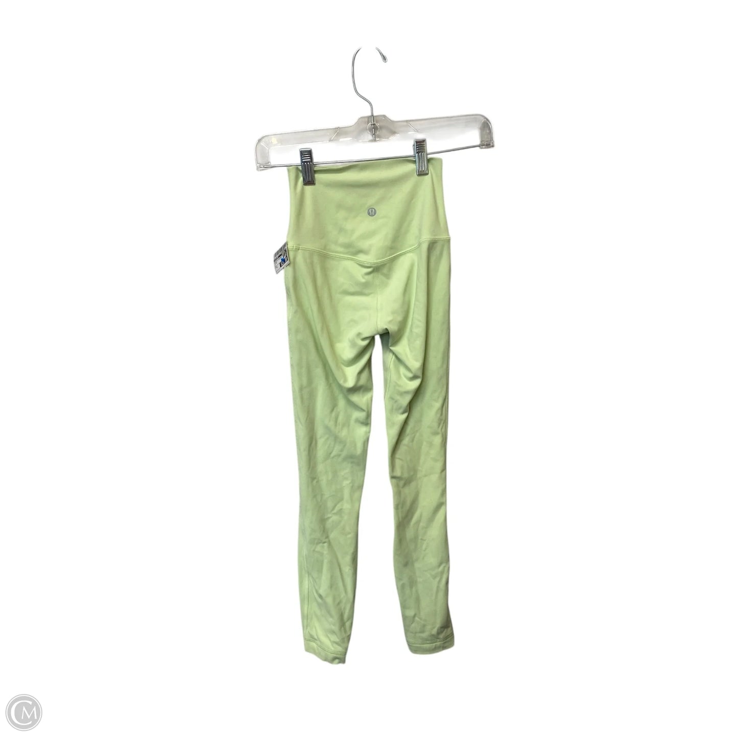 Athletic Leggings By Lululemon In Yellow, Size: 0