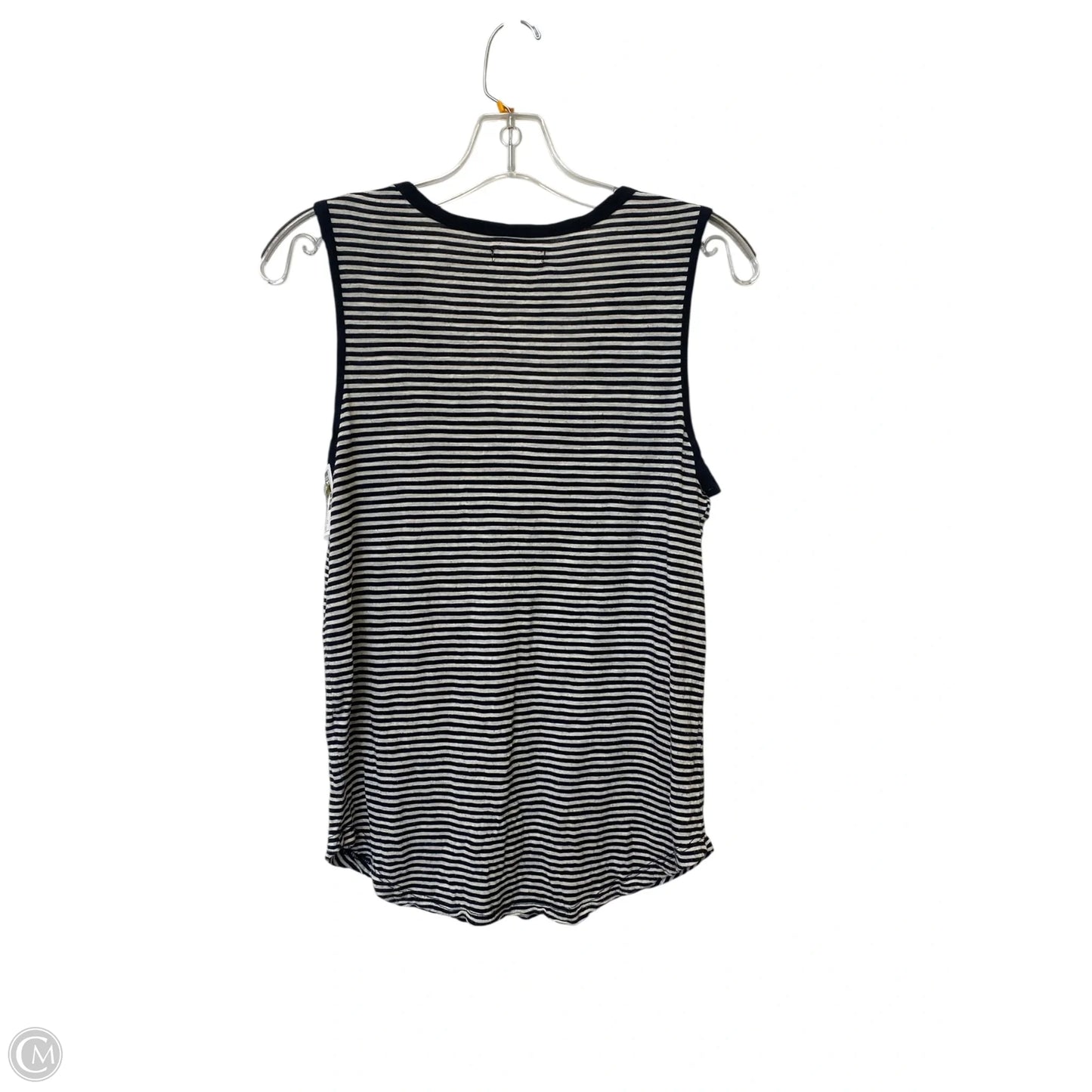 Top Sleeveless By Madewell In Striped Pattern, Size: Xs
