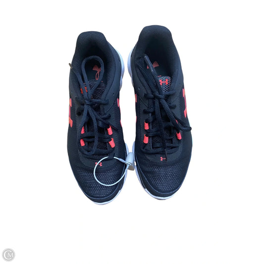 Shoes Athletic By Under Armour In Black & Pink, Size: 6.5