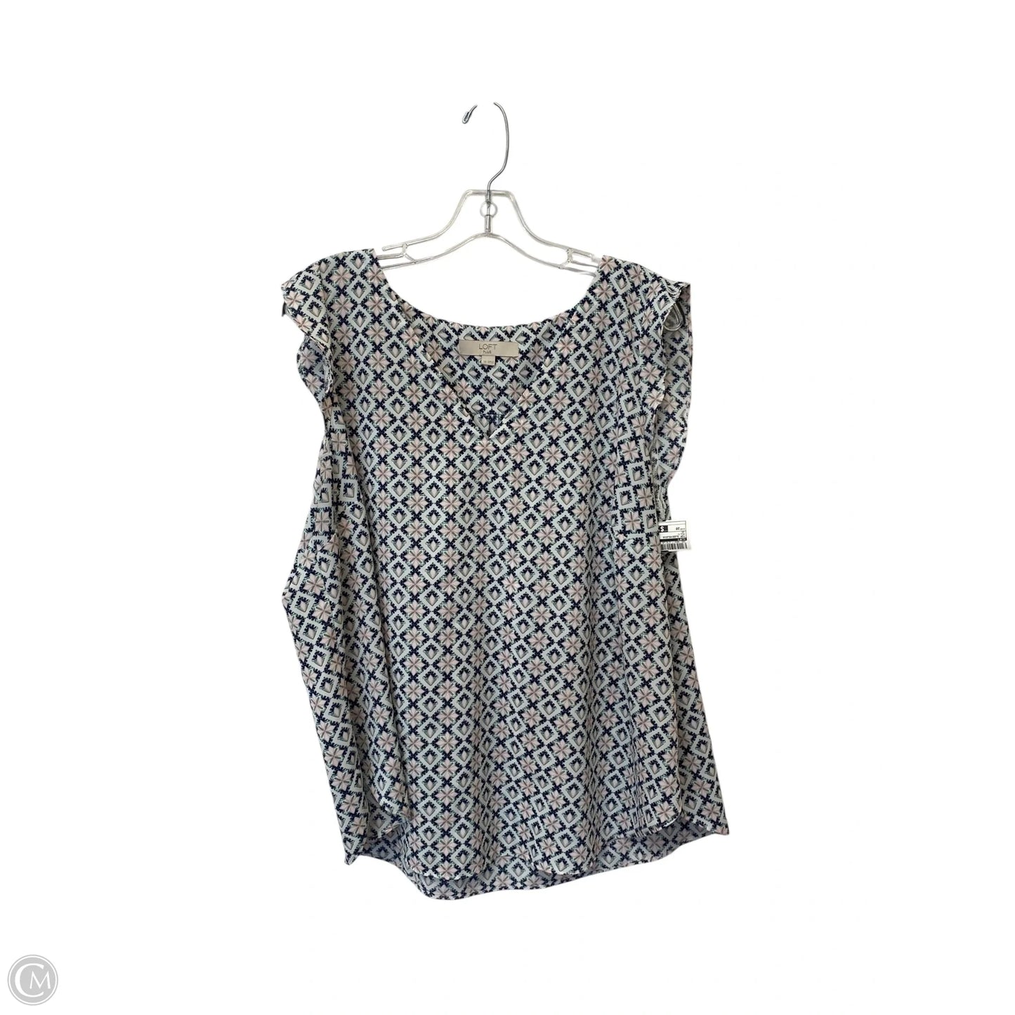 Top Sleeveless By Loft In Multi-colored, Size: 20