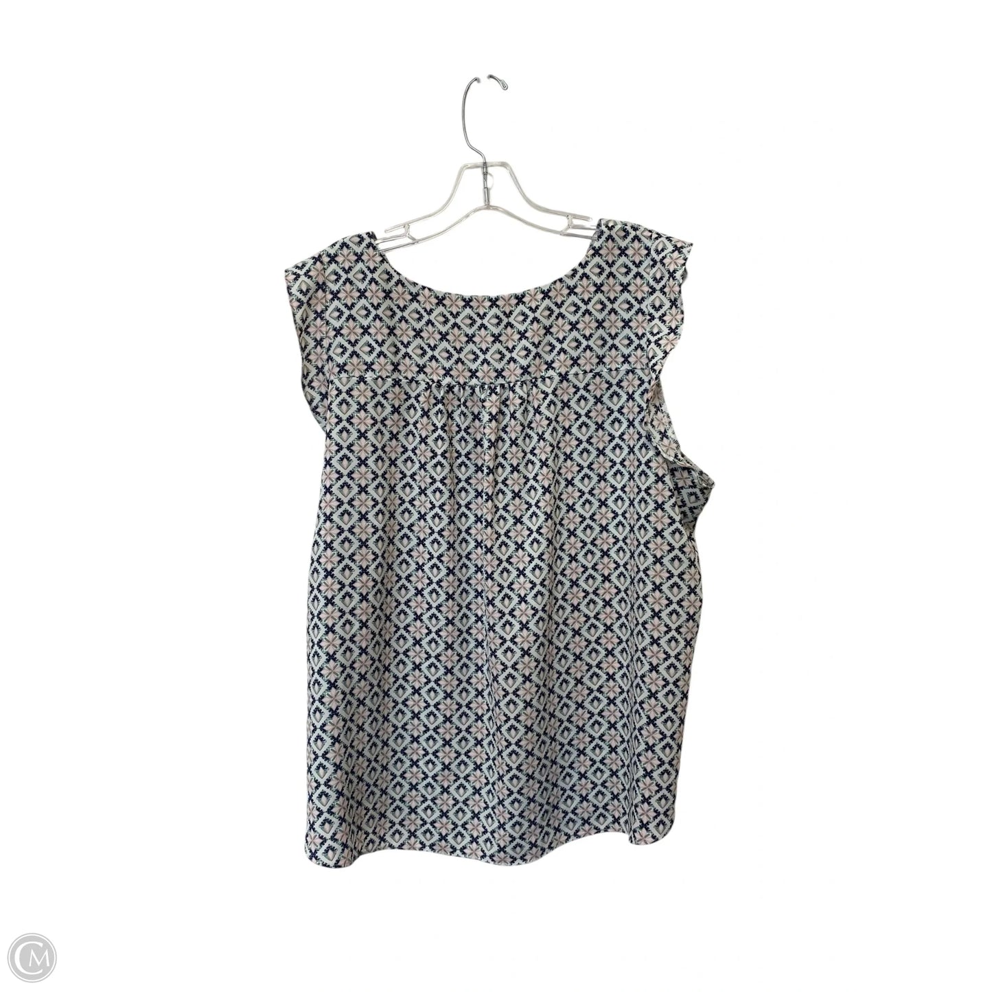 Top Sleeveless By Loft In Multi-colored, Size: 20