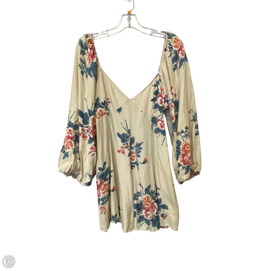 Dress Casual Short By Free People In Floral Print, Size: M