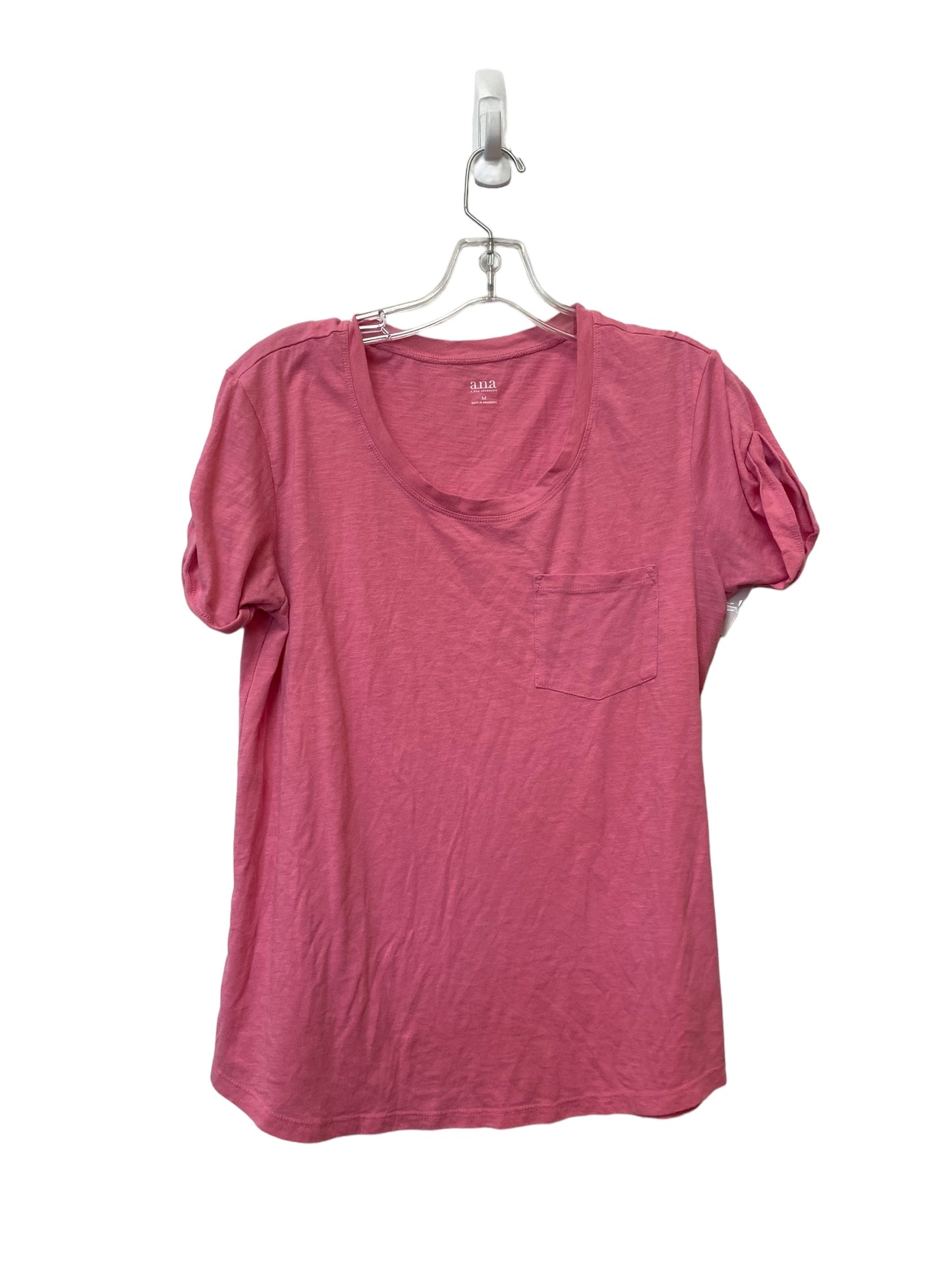 Pink Top Short Sleeve Ana, Size M