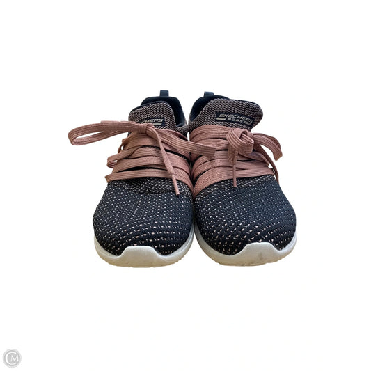 Shoes Athletic By Skechers In Black & Pink, Size: 6