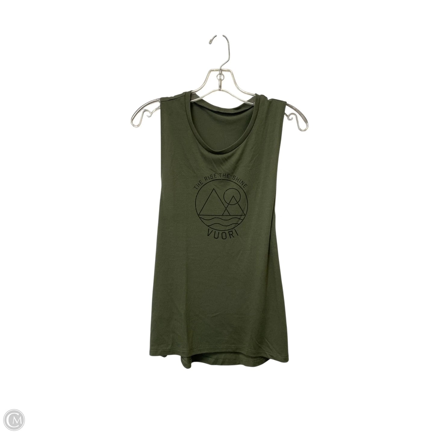 Athletic Tank Top By Vuori In Green, Size: M