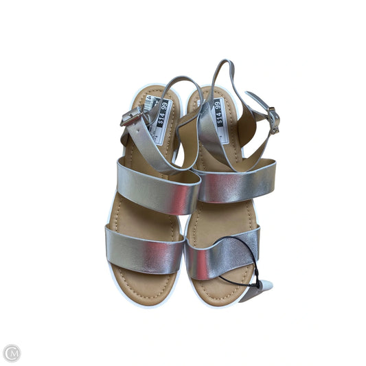 Shoes Heels Block By Soda In White, Size: 8