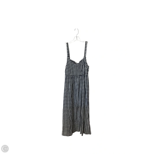 Dress Casual Maxi By Ava & Viv In Checkered Pattern, Size: Xxl