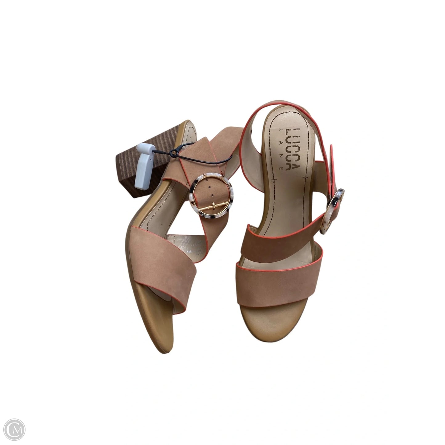 Shoes Heels Block By Clothes Mentor In Brown, Size: 8