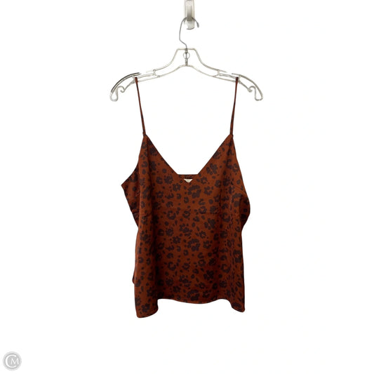 Tank Top By A New Day In Animal Print, Size: L