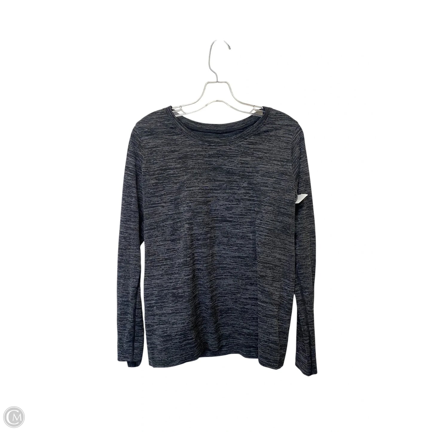 Athletic Top Long Sleeve Crewneck By Lululemon In Grey, Size: S