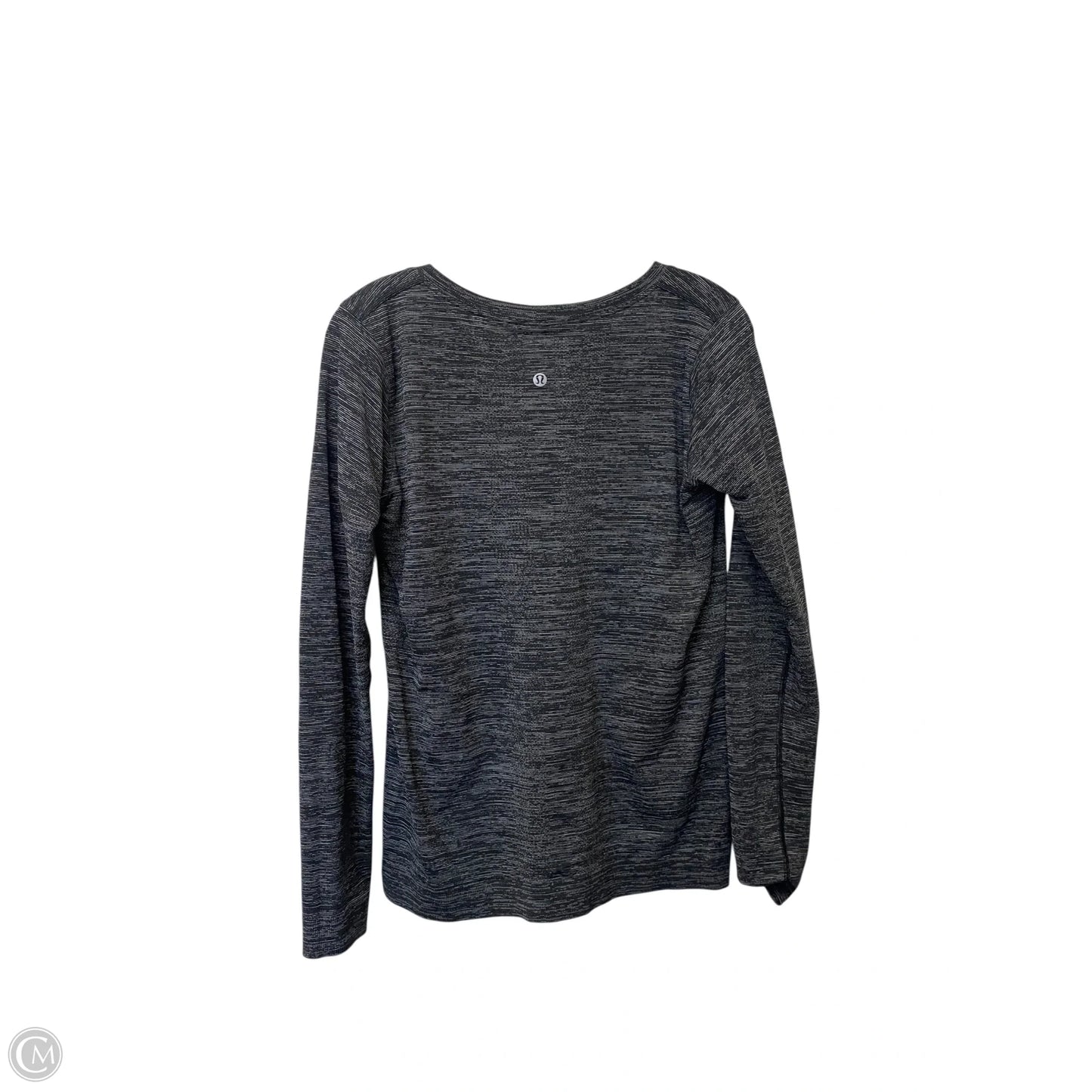 Athletic Top Long Sleeve Crewneck By Lululemon In Grey, Size: S