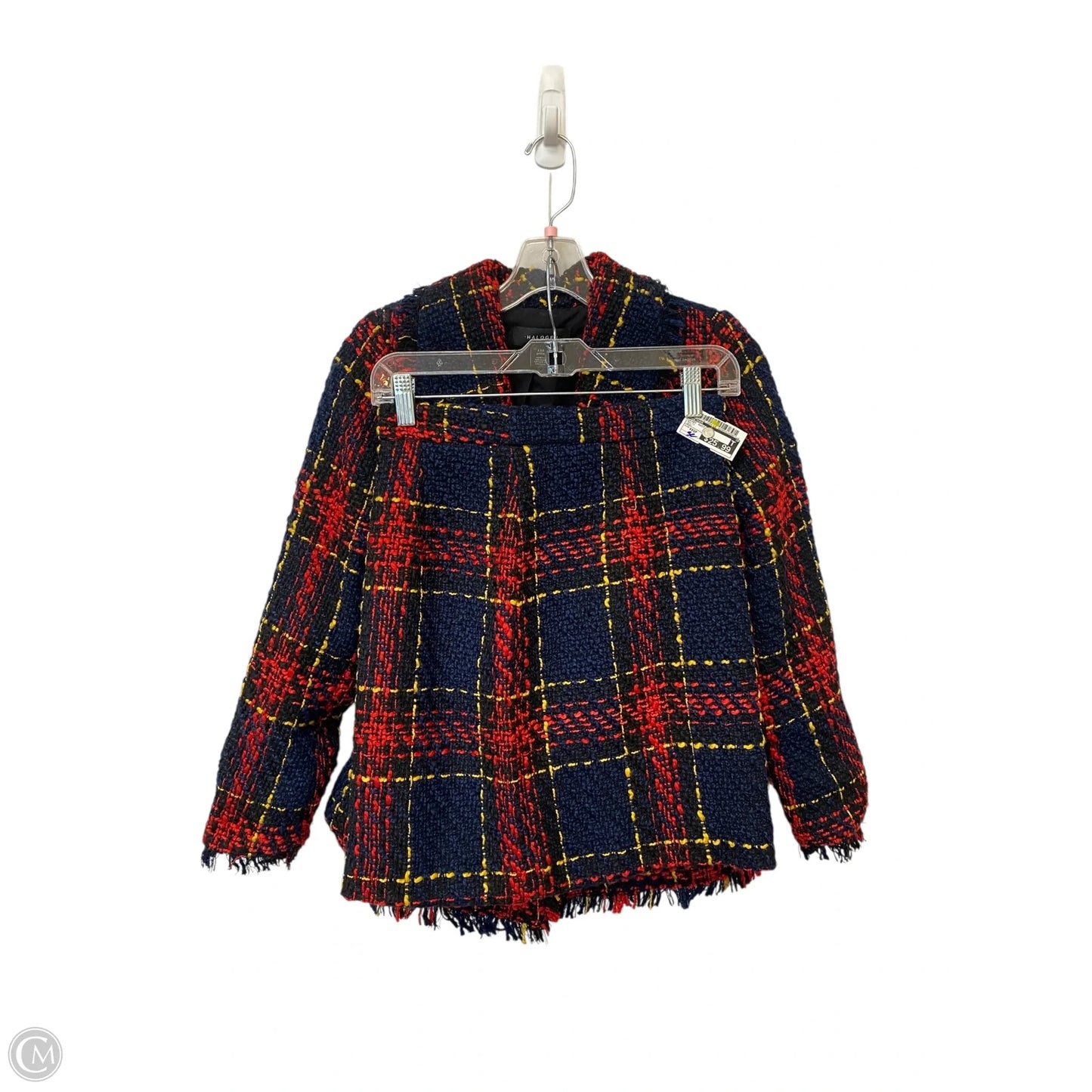 Skirt Suit 2pc By Halogen In Multi-colored, Size: Xxsp