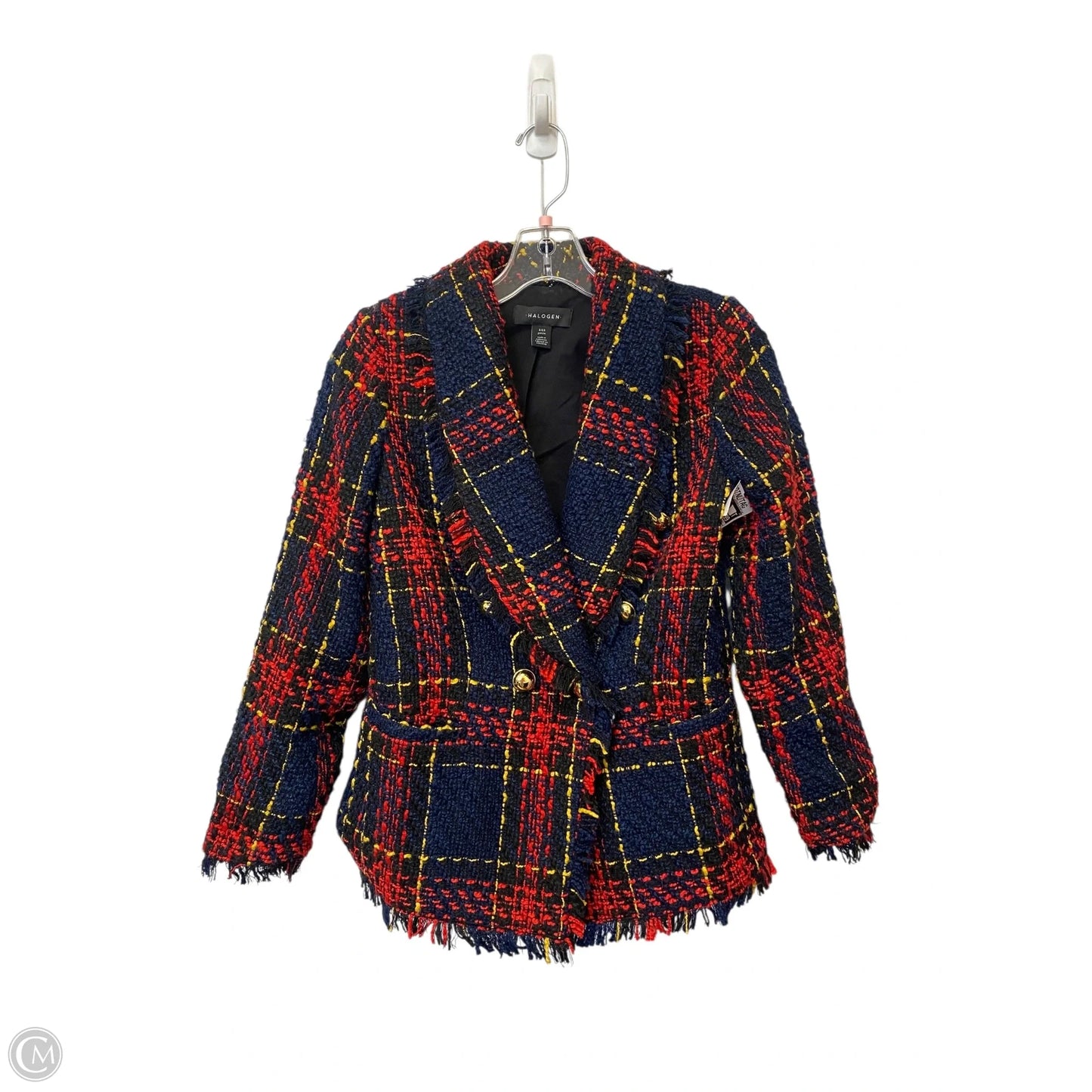 Skirt Suit 2pc By Halogen In Multi-colored, Size: Xxsp