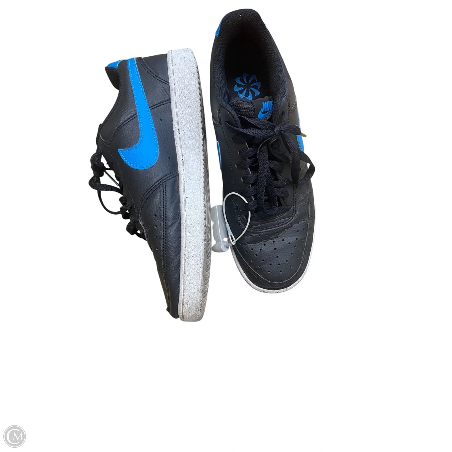 Shoes Sneakers By Nike In Black & Blue, Size: 9