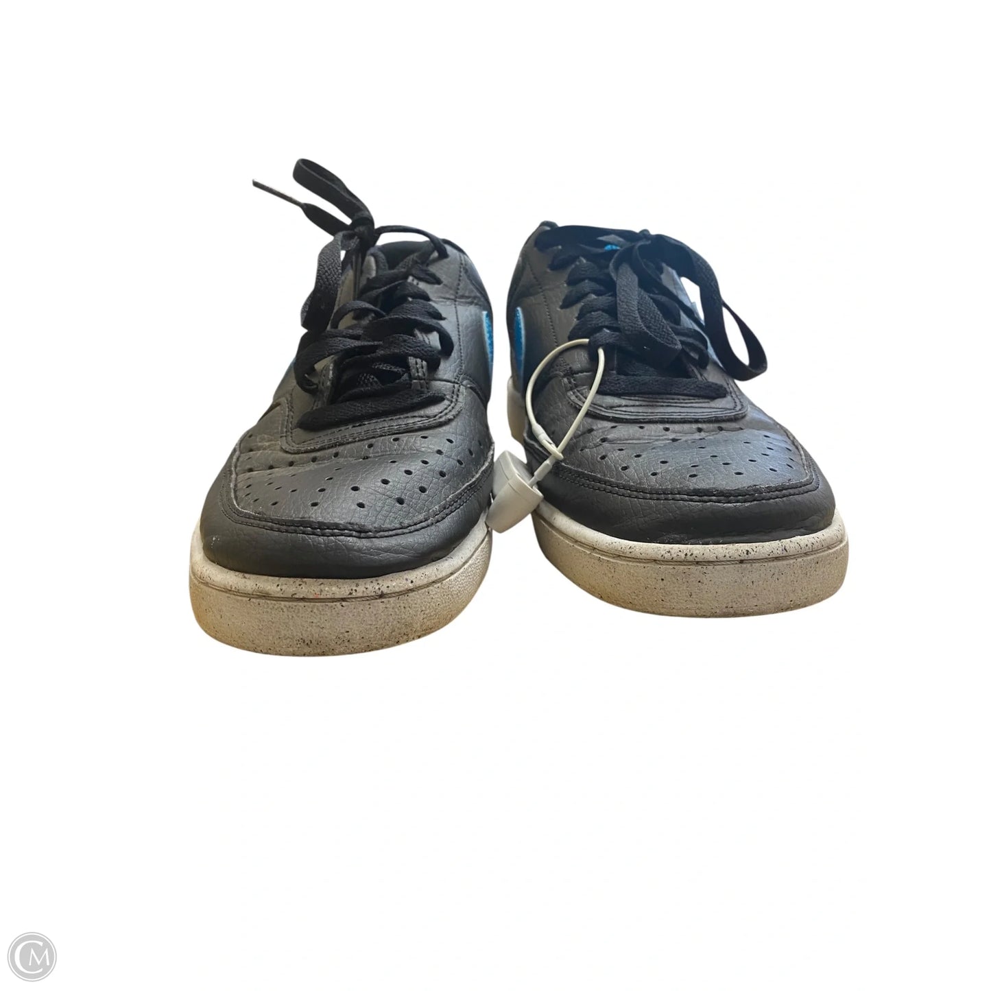 Shoes Sneakers By Nike In Black & Blue, Size: 9