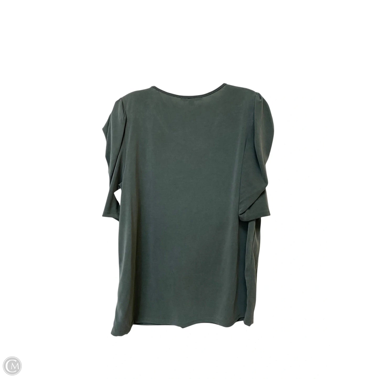 Top Short Sleeve By Green Envelope In Blue, Size: Xl