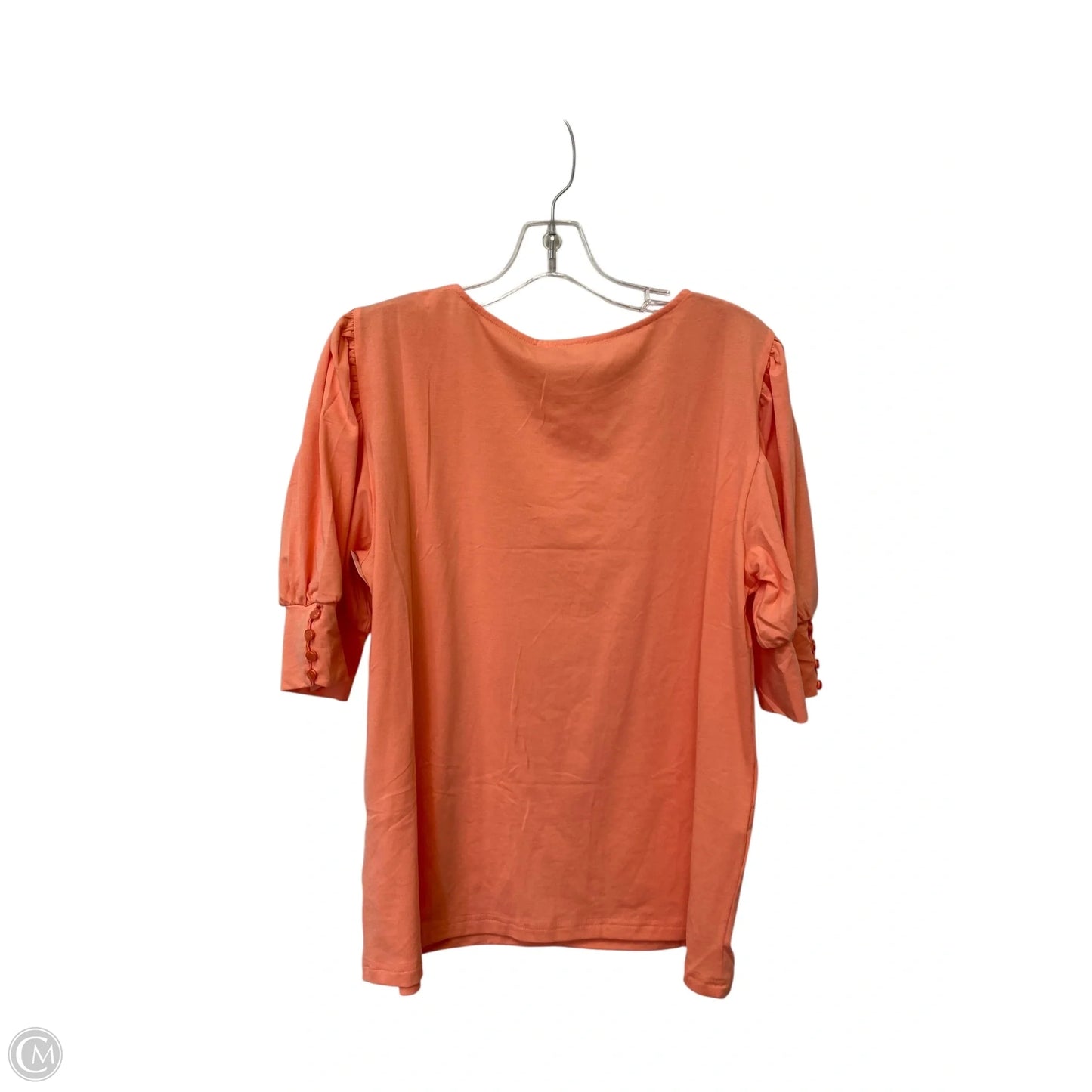 Top Short Sleeve By Clothes Mentor In Orange, Size: L