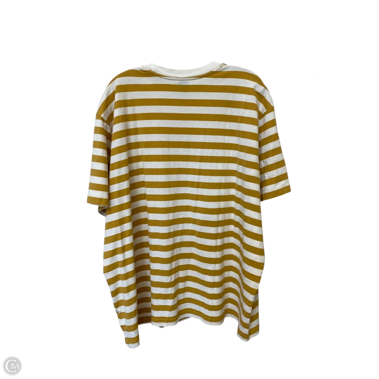 Top Short Sleeve Basic By Old Navy In Striped Pattern, Size: Xxl