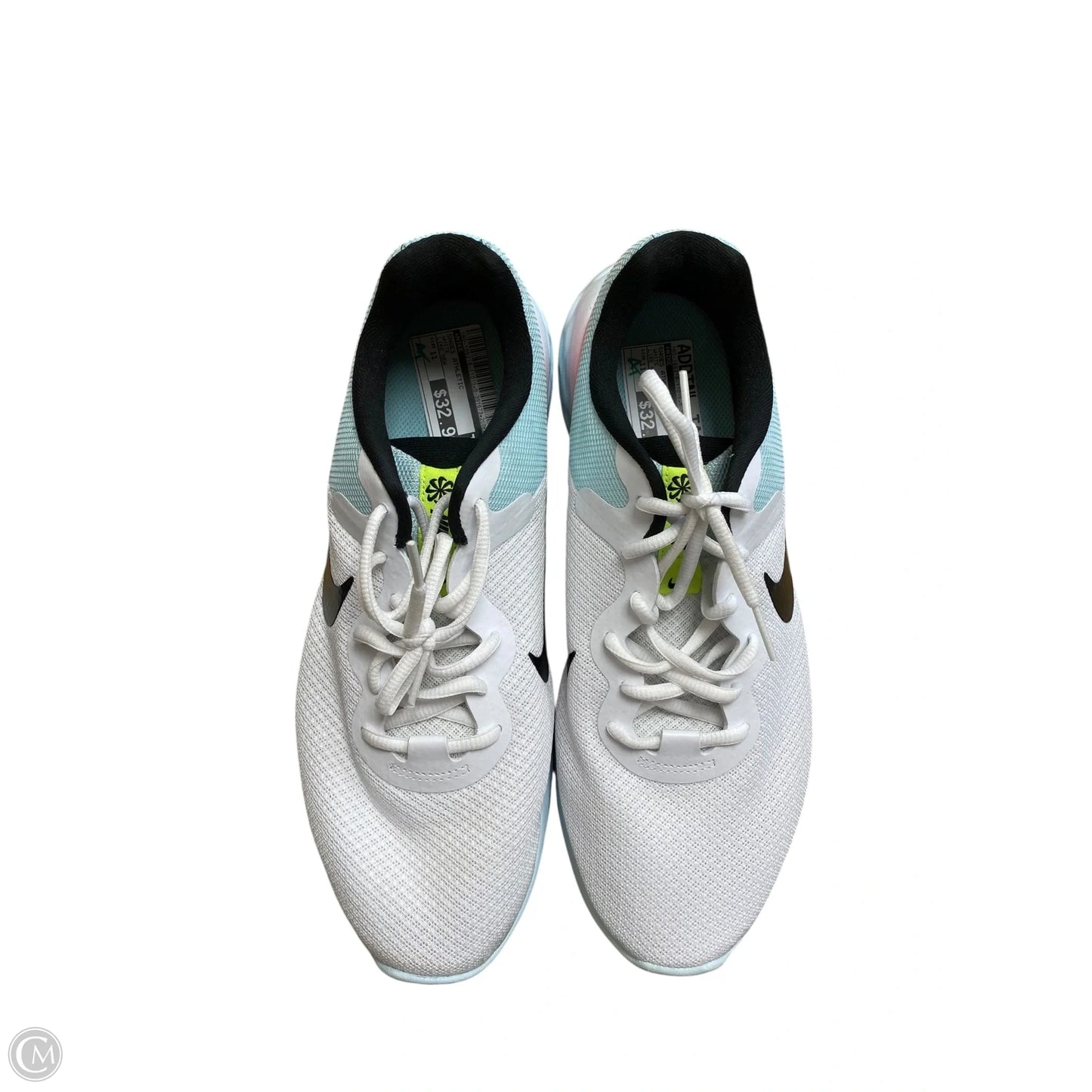 Shoes Athletic By Nike In White, Size: 11