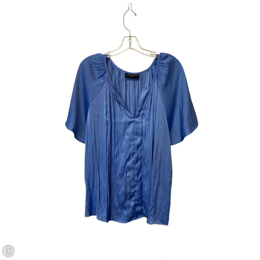 Top Short Sleeve By Lane Bryant In Blue, Size: 18