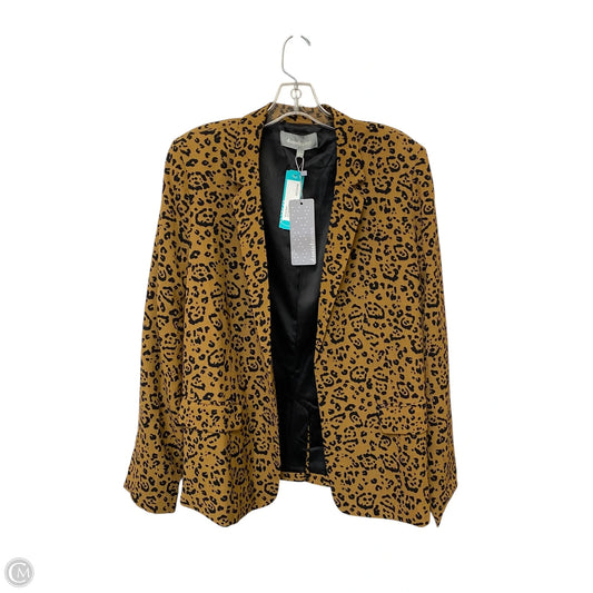 Blazer By Daniel Rainn In Animal Print, Size: L