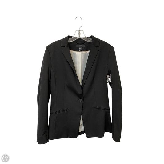 Blazer By H&m In Black, Size: 12