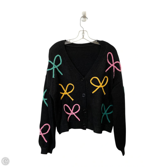 Sweater Cardigan By Cmf In Black, Size: S