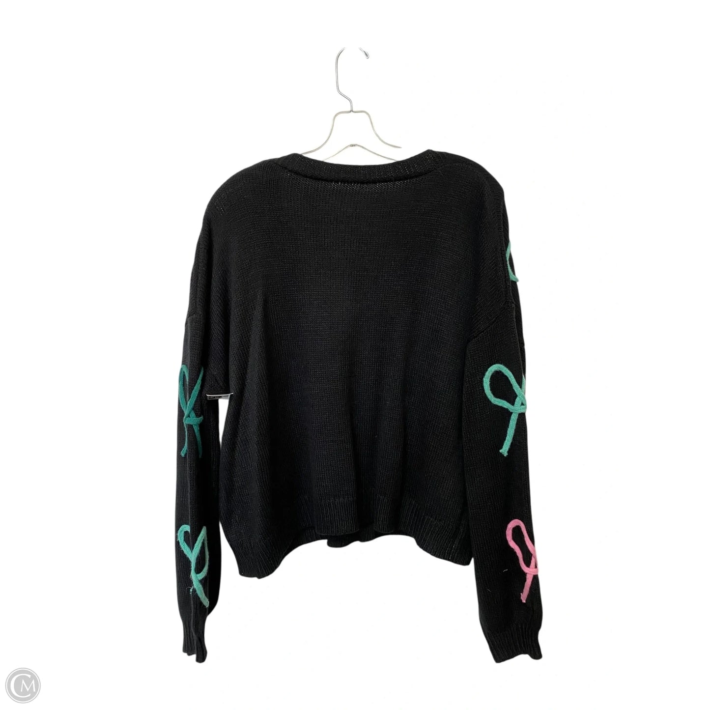 Sweater Cardigan By Cmf In Black, Size: S