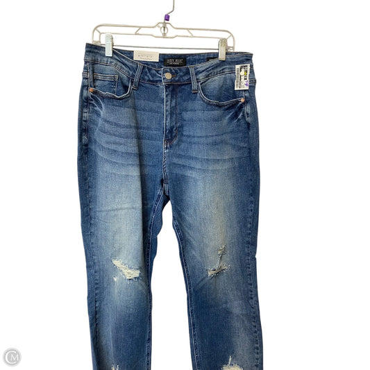Jeans Boot Cut By Judy Blue In Blue Denim, Size: 14